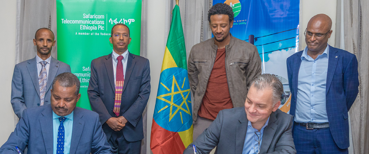 Safaricom Telecommunications Ethiopia Plc partners with Ethiopian Electric Utility for aerial fibre cabling